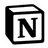 Logo Notion - Espace de travail collaboratif